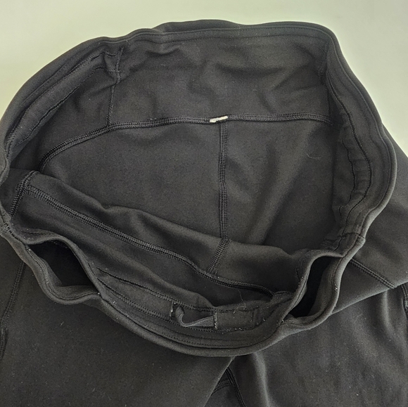 Lululemon Speed Up Crop Black Mid Rise Run Capri with Pockets Size 10 - Picture 11 of 15